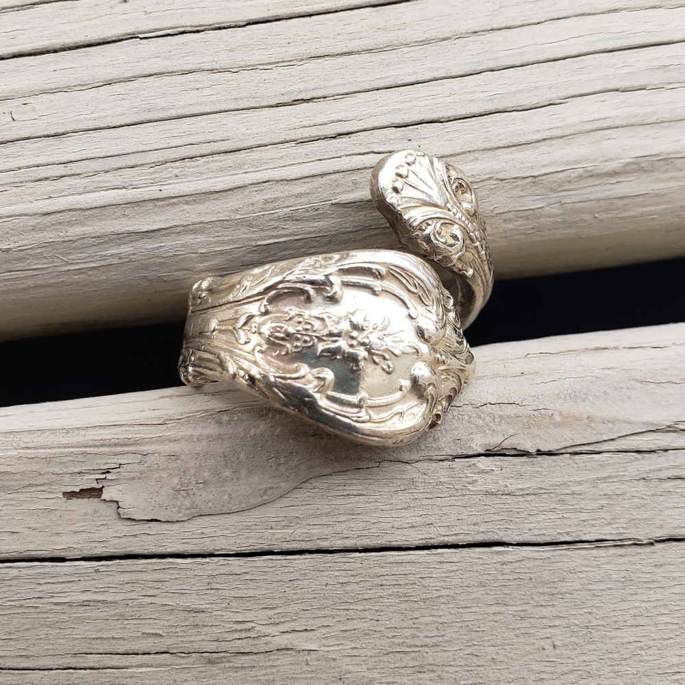 Vintage Sterling Silver Spoon Ring by Gorham